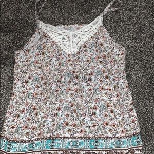 Floral tank top
